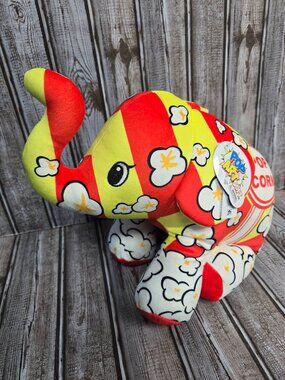 Pop Art Soft 16" Popcorn Mammoth Cornelius Elephant Plush NWT's